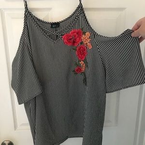 Cold shoulder top